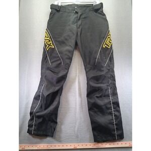 Trax Motorcycle Pants Men Size 32 Adjustable Waist Black